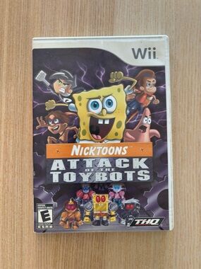 Nicktoons Attack of the Toybots game for Nintendo Wii (Q)
